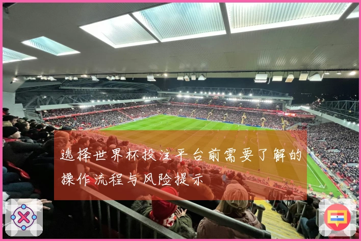 选择世界杯投注平台前需要了解的操作流程与风险提示