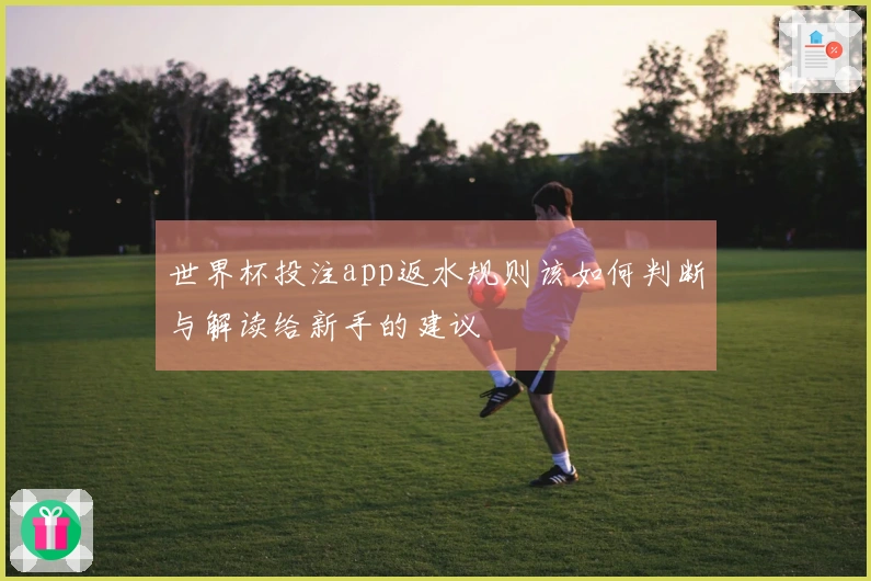 世界杯投注app返水规则该如何判断与解读给新手的建议